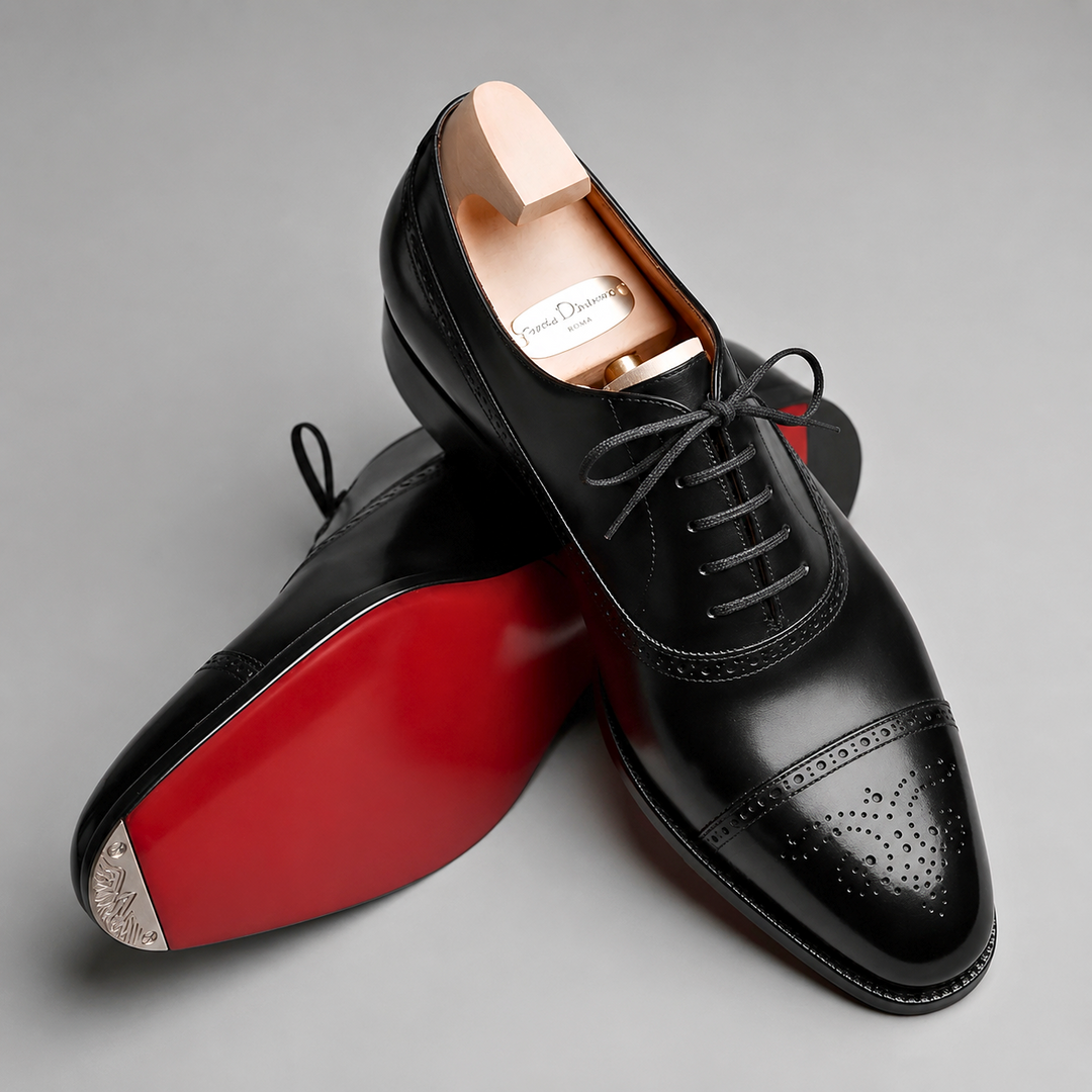 Arvid - Eksklusive Oxford-sko med cap-toe