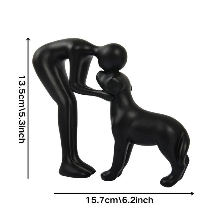 Avaloria - Hjertevarm hundeelskende figurin