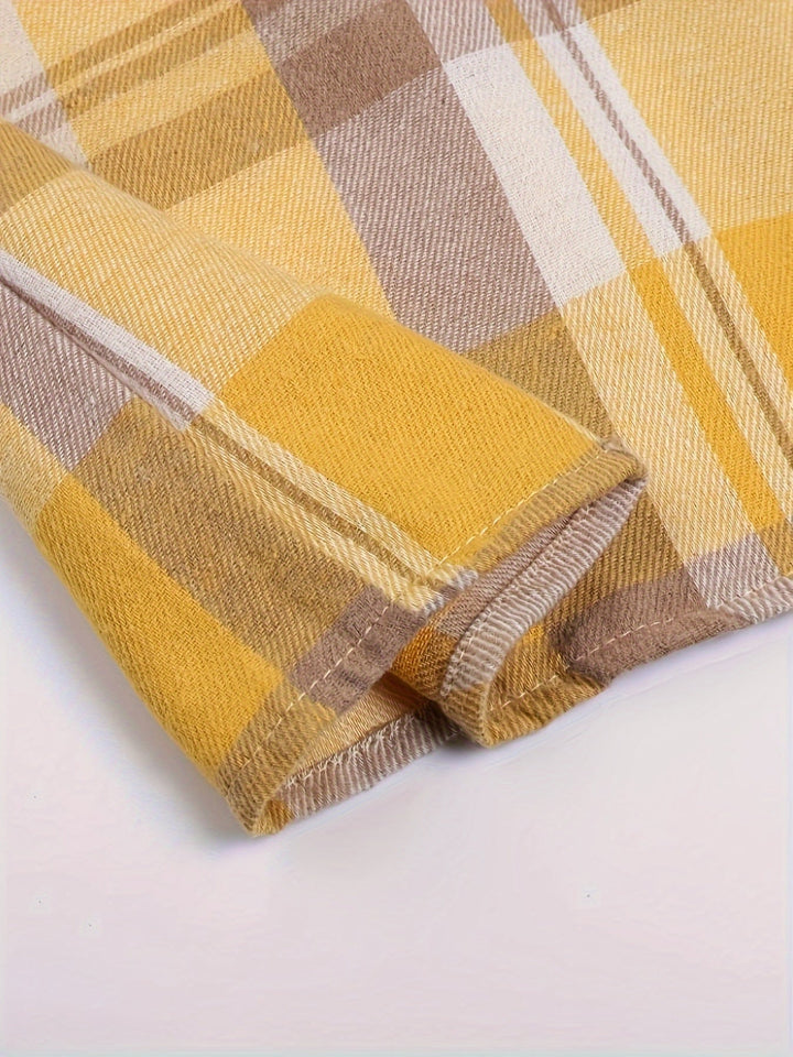 Nadira - Let gingham-ternet skjorte