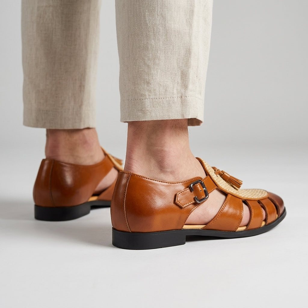 Denford - Håndlavet sandal med lukket tå