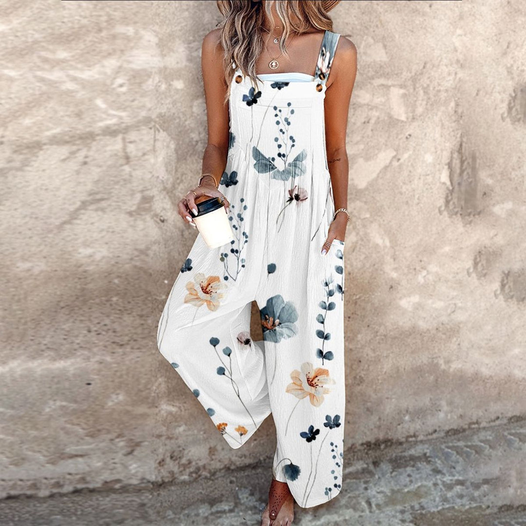 Aderyn - Luftig printet jumpsuit