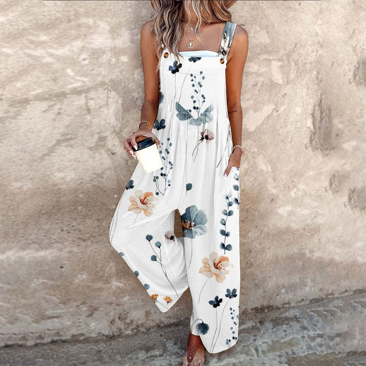 Aderyn - Luftig printet jumpsuit