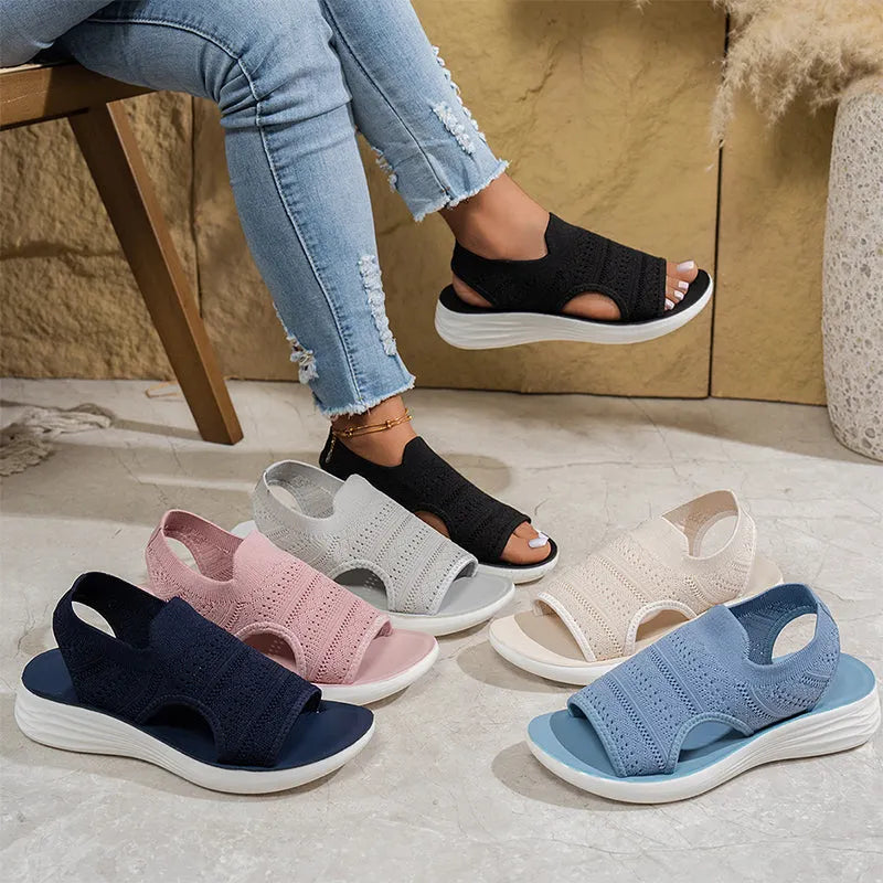 Aerin - Polstrede plateausandaler