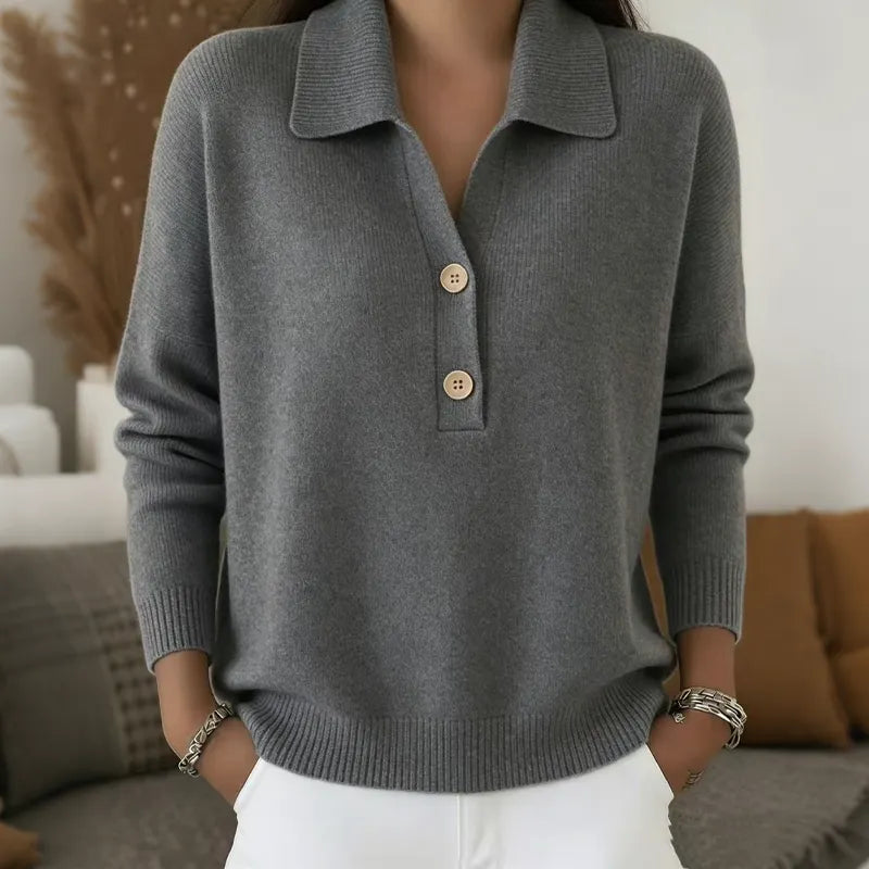 Belisara - Ultrablød V-hals-sweater
