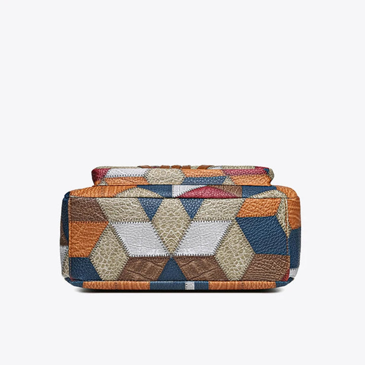 Lauranique - Blød patchwork crossbody-taske