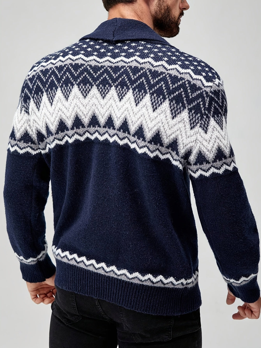 Joren - Strikket blazer med struktur
