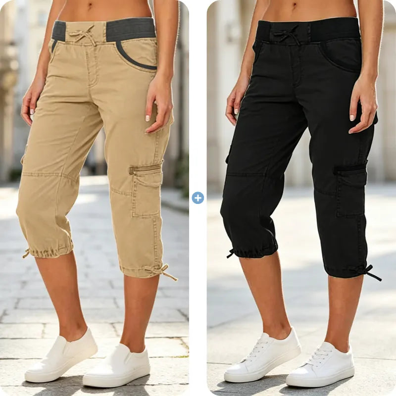 Astrelia - Utility capri-cargobukser