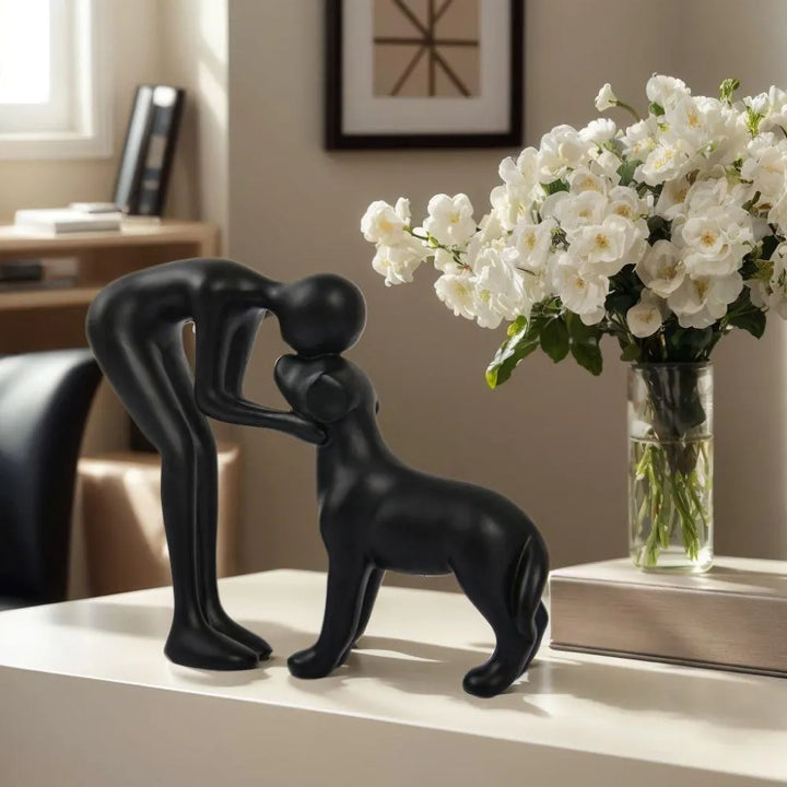Avaloria - Hjertevarm hundeelskende figurin