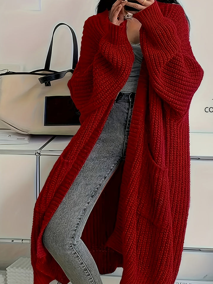 Rosalienne - ultrablød lang cardigan