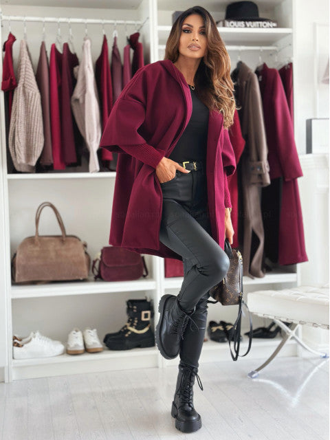 Esteliane - Afslappet cape-ærmet cardigan