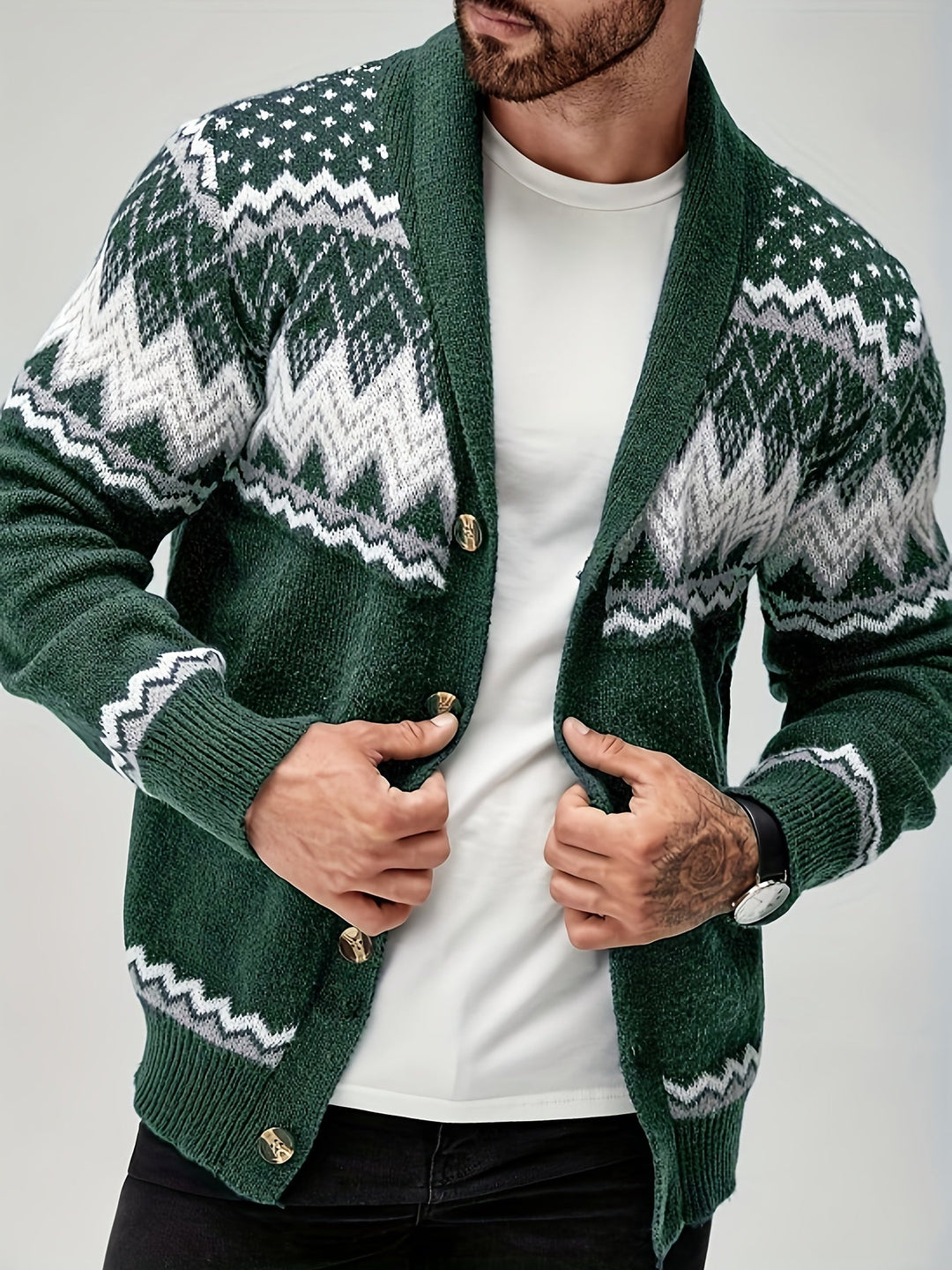 Joren - Strikket blazer med struktur