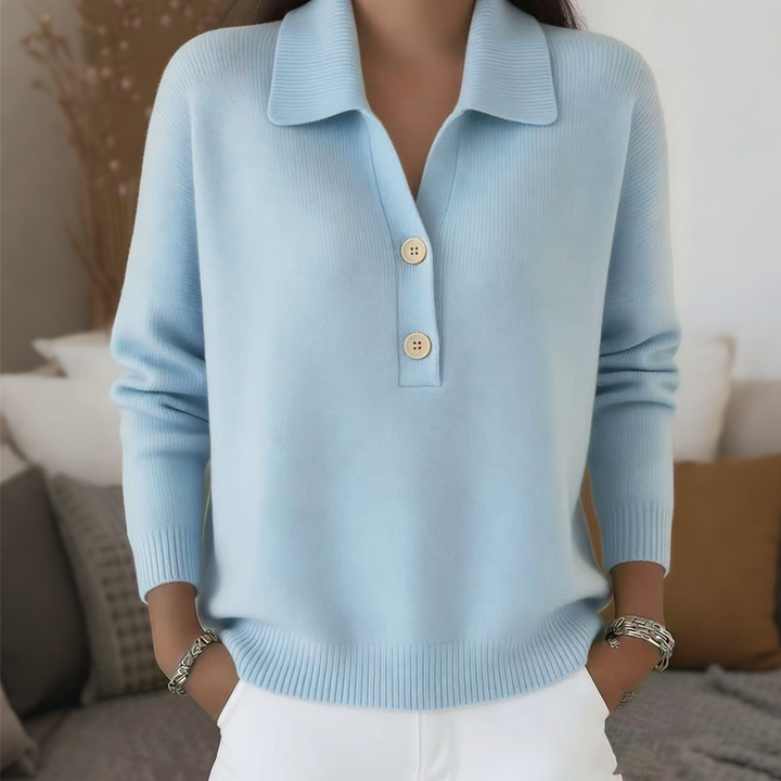 Belisara - Ultrablød V-hals-sweater