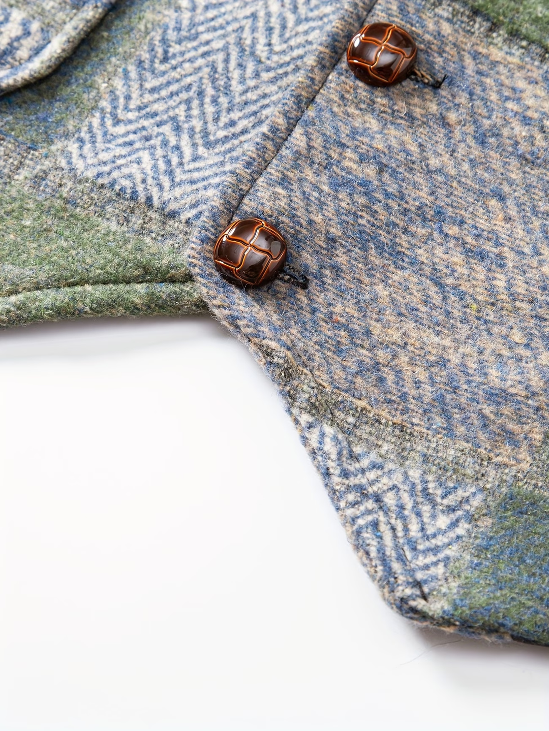 Ellis - Fiskebensmønstret vest