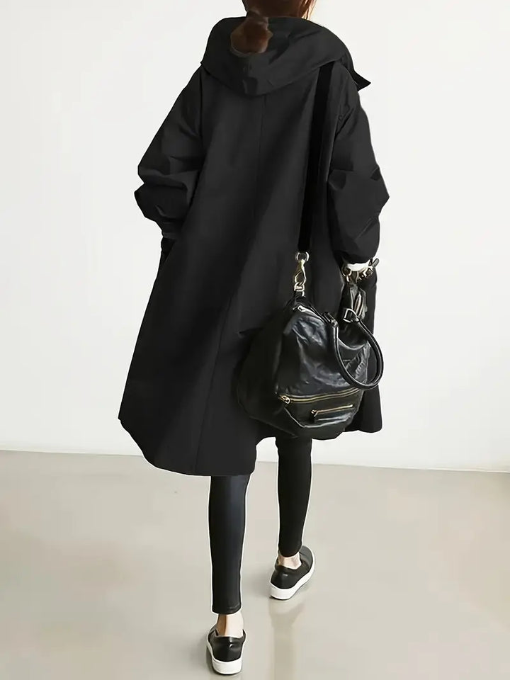 Lyonesse - Vandafvisende oversize trenchcoat