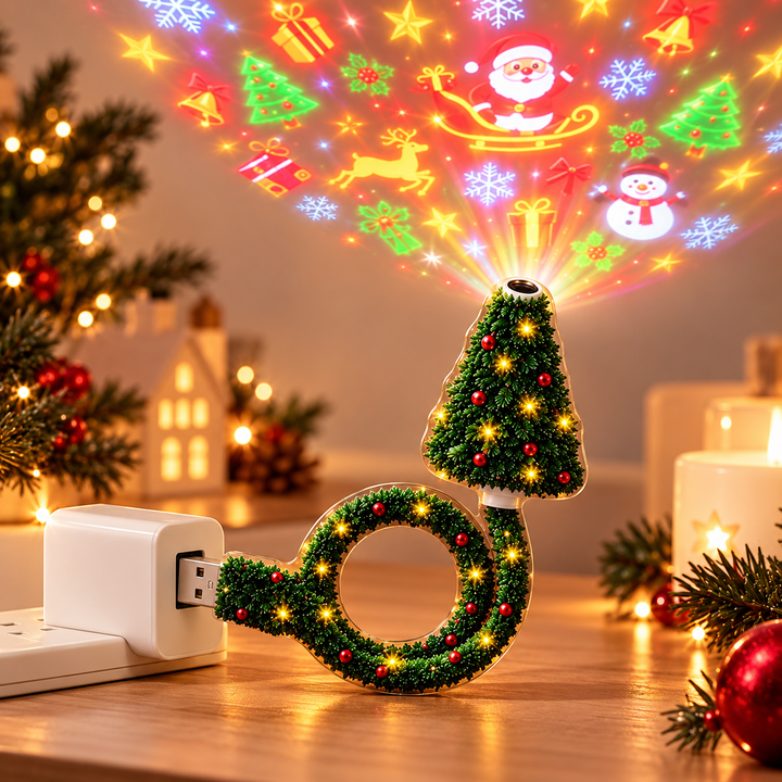 Festelle - LED-projektorlampe til juletræ