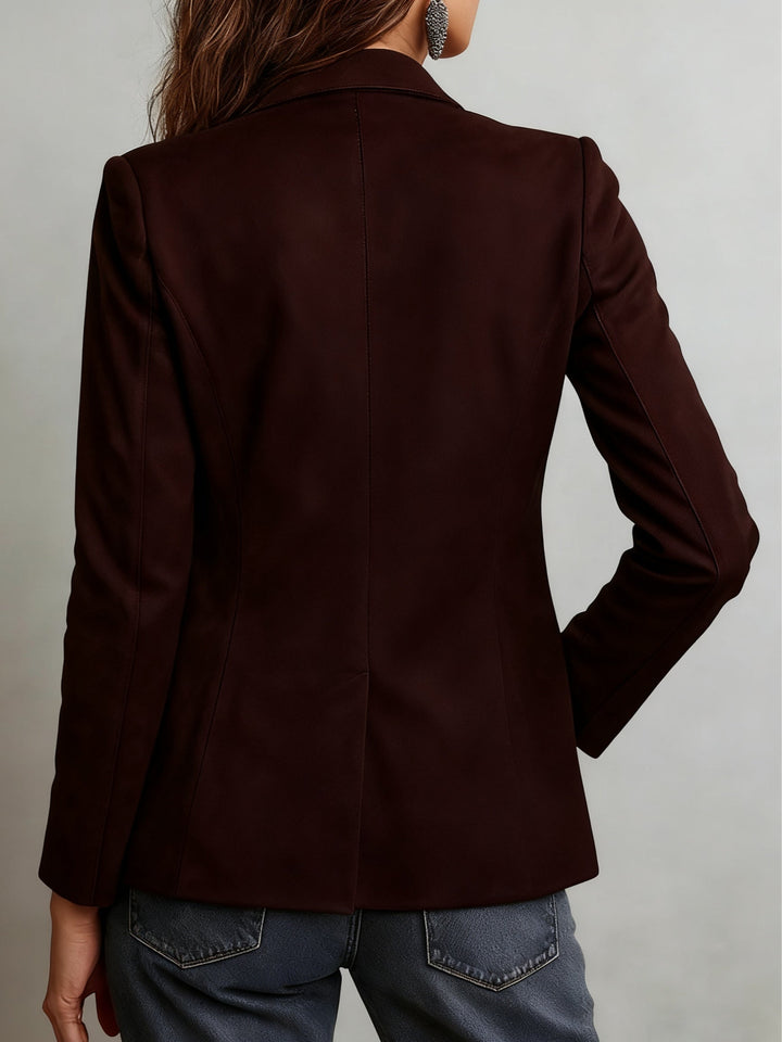 Mirevalle - Skræddersyet vintage ruskindsblazer