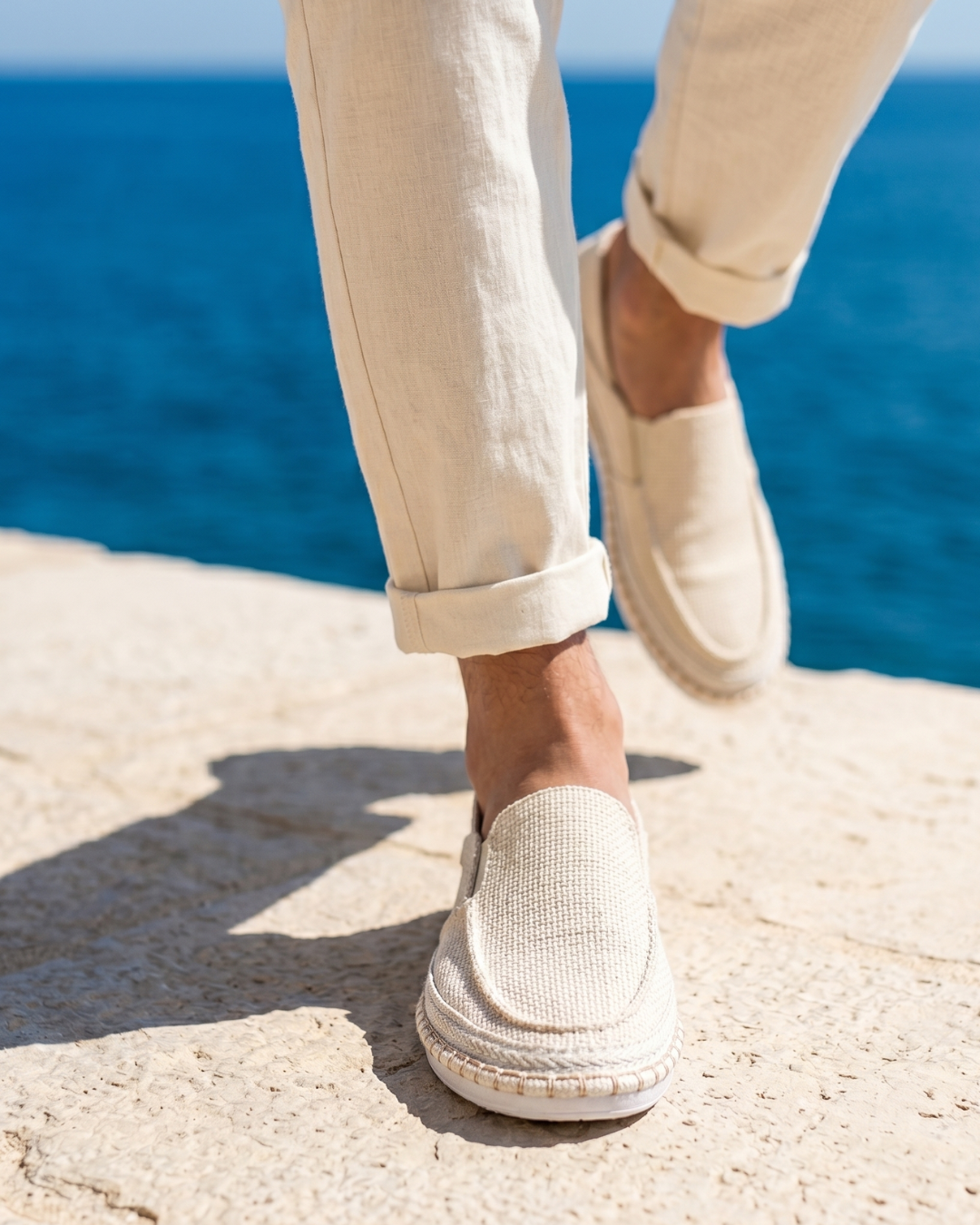 Falkner - Teksturerede slip-on espadriller