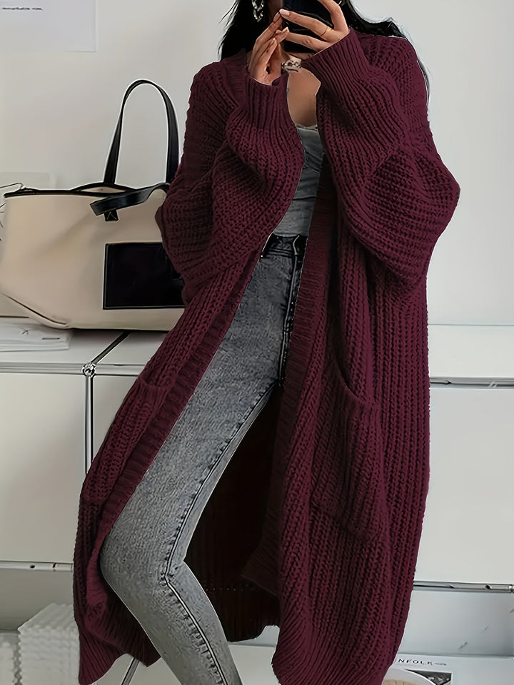 Rosalienne - ultrablød lang cardigan