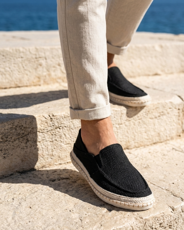 Falkner - Teksturerede slip-on espadriller