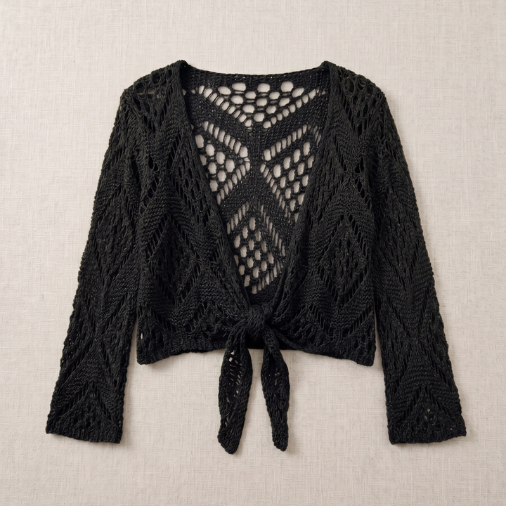 Aravelle - Åbenstrikket cardigan