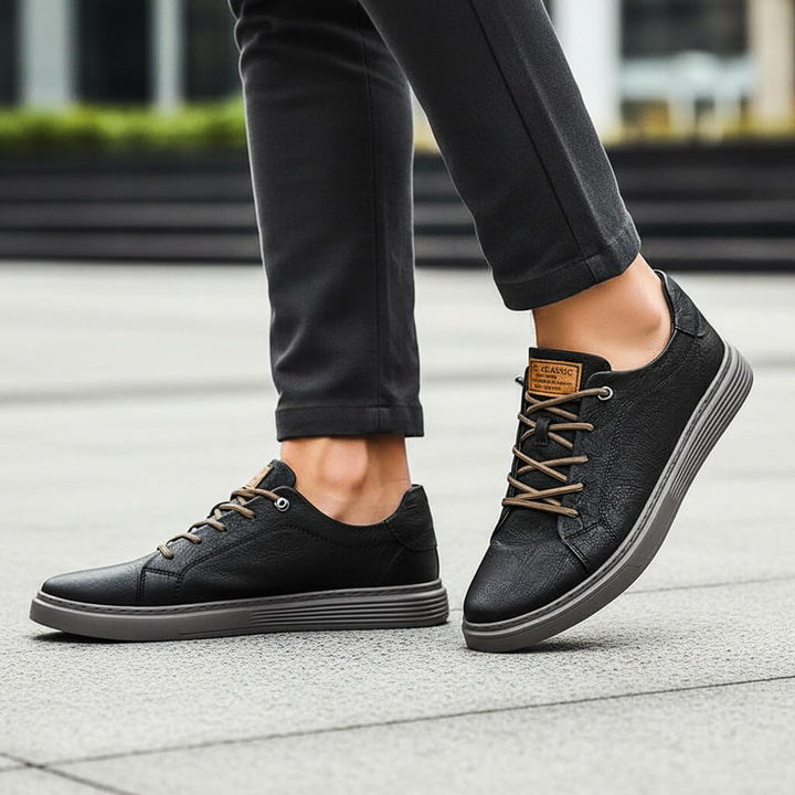 Braelon - Teksturerede lavskaftede sneakers