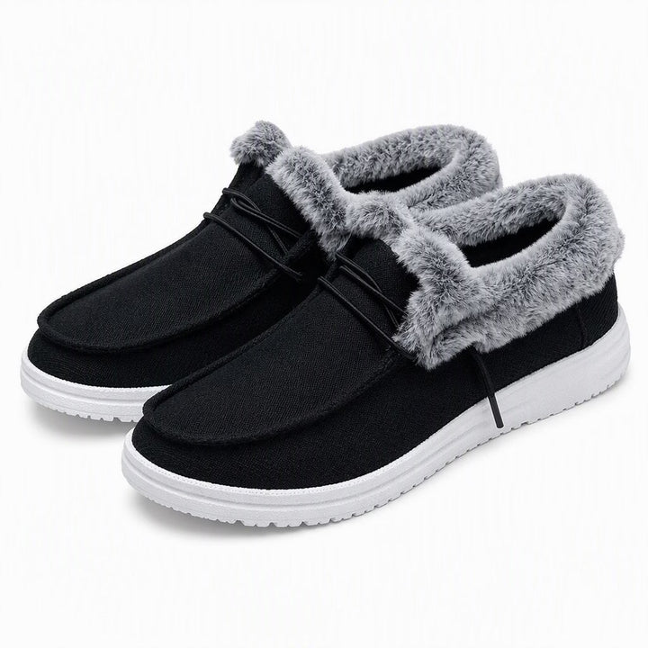 Aviva - Komfortable plysforede slip-on-sko