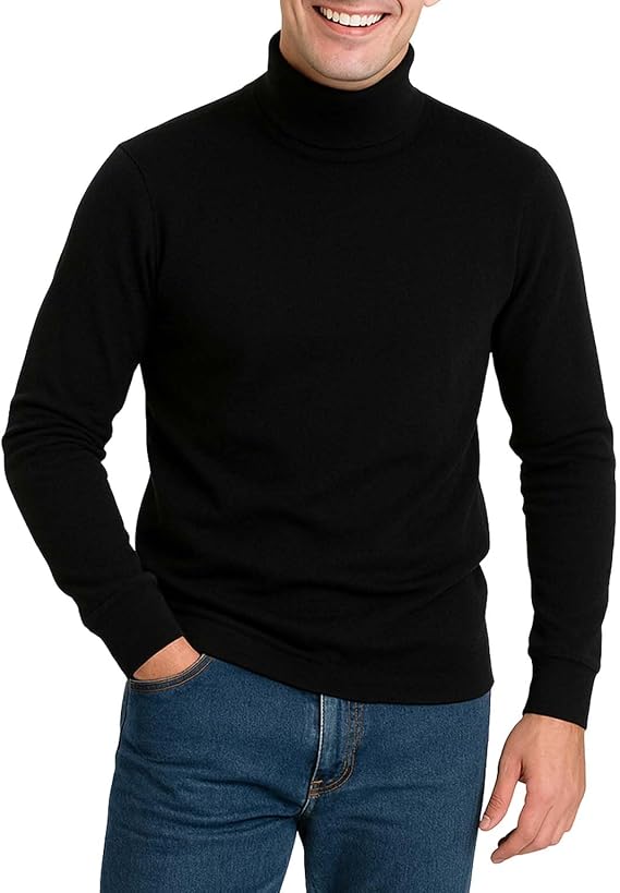 Edbert - Blød rullekravesweater