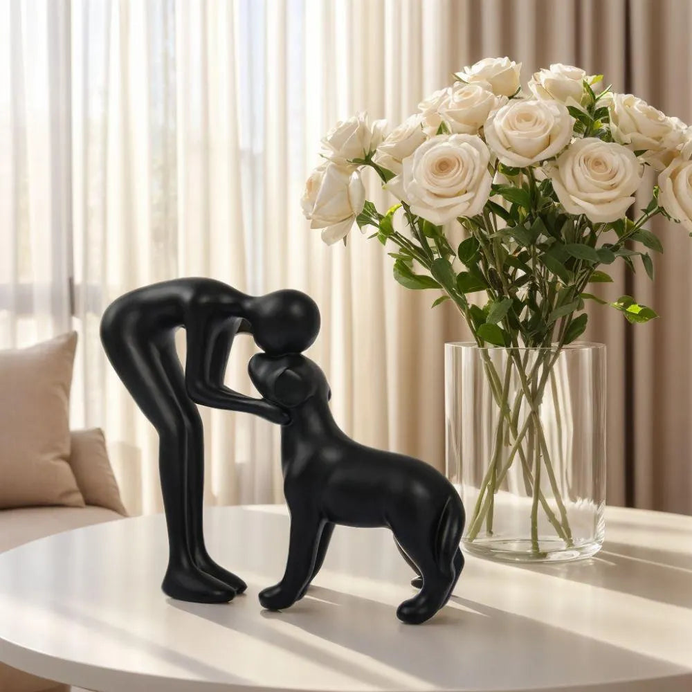 Avaloria - Hjertevarm hundeelskende figurin