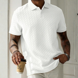 Halver - Tekstureret poloshirt