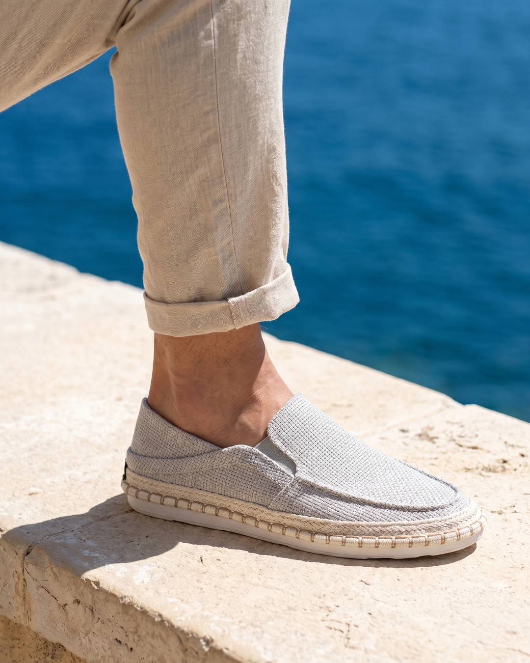 Falkner - Teksturerede slip-on espadriller