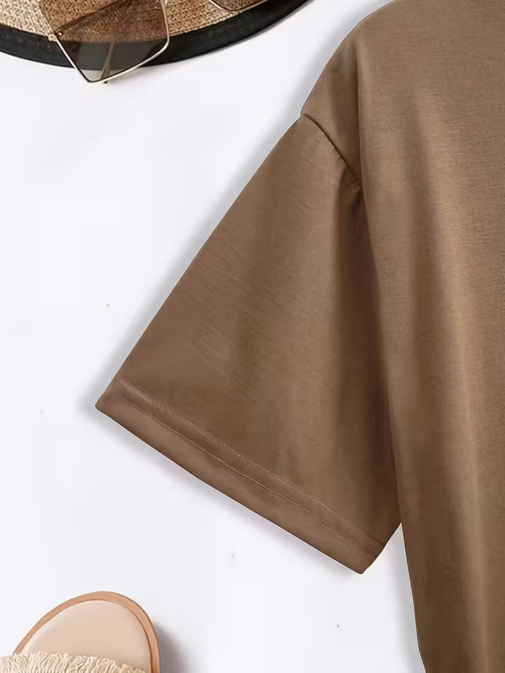 Sarai - grafisk T-shirt med kaffehjerte