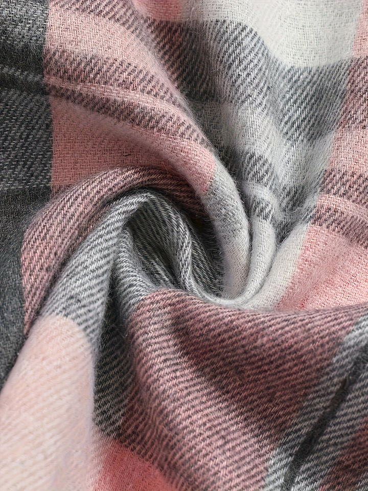 Nadira - Let gingham-ternet skjorte