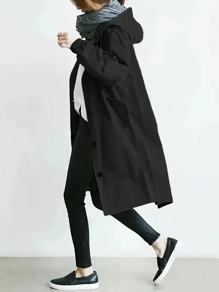 Lyonesse - Vandafvisende oversize trenchcoat