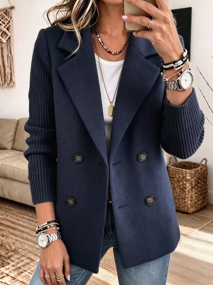 Lottie - Blød blazer i blandede materialer
