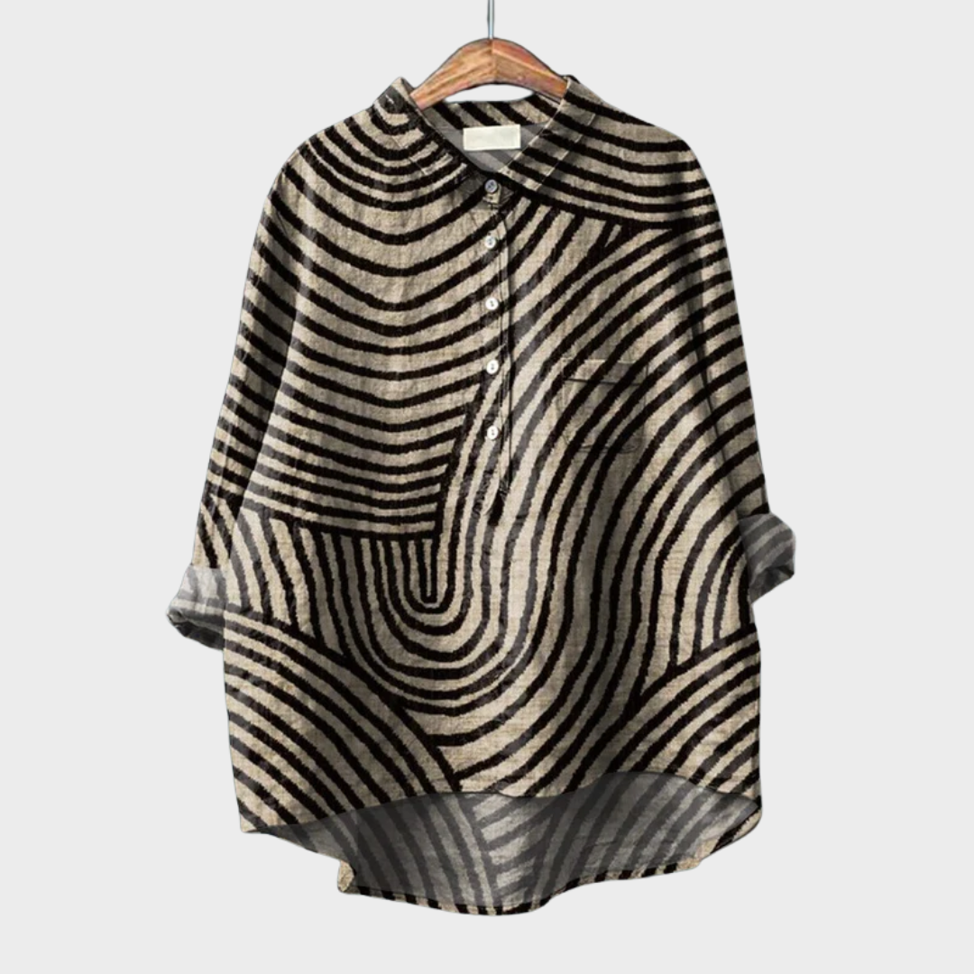 Primrose - kunstnerisk langærmet bluse