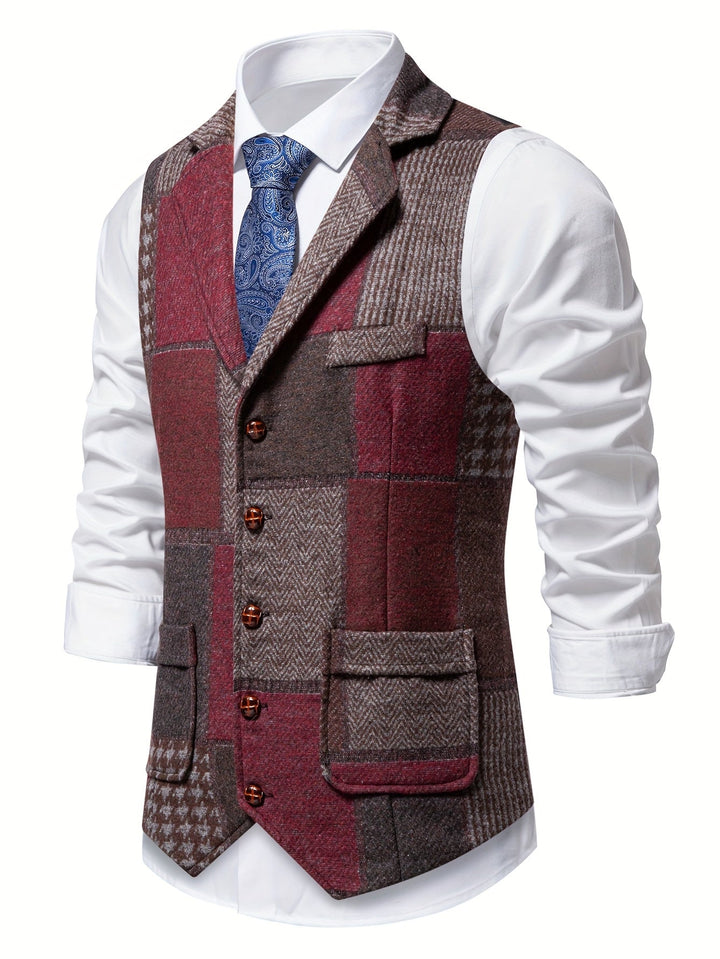Ellis - Fiskebensmønstret vest