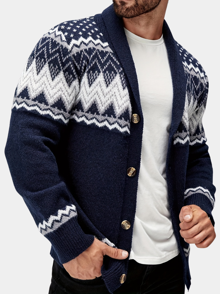 Joren - Strikket blazer med struktur