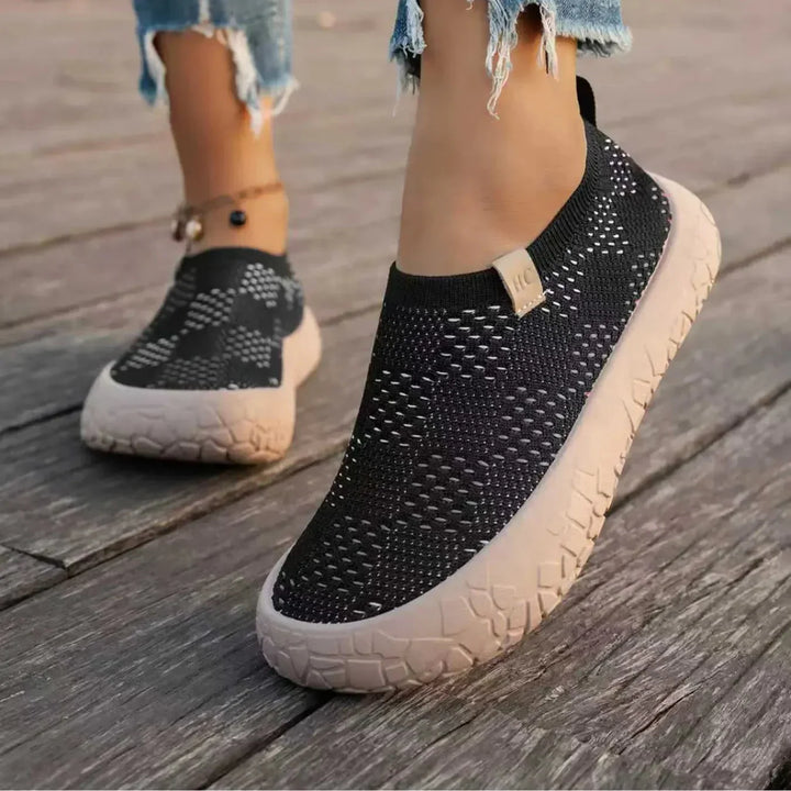Allegra - Polstrede slip-on-sneakers