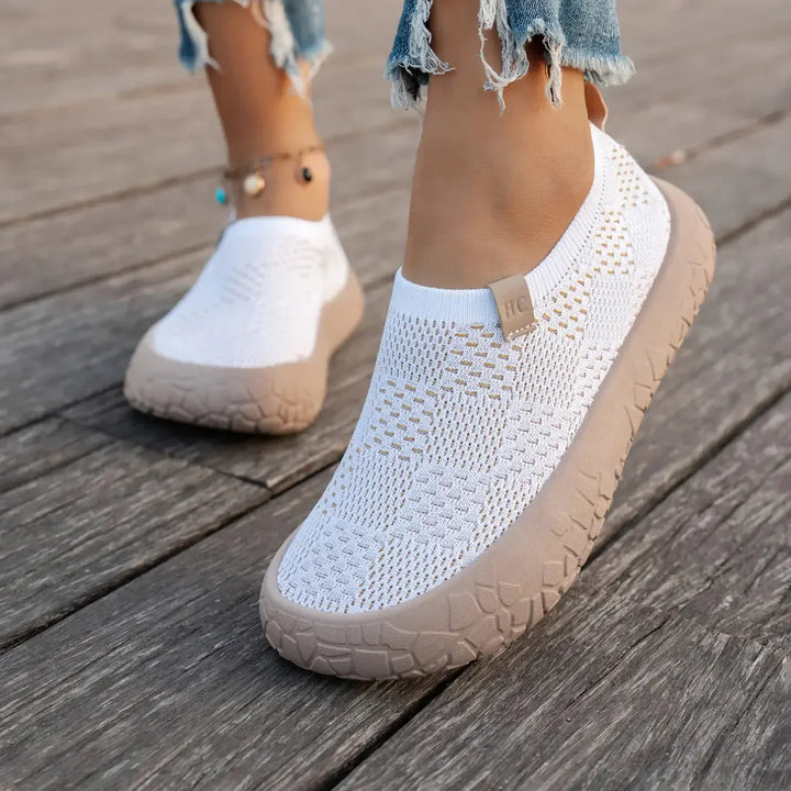 Allegra - Polstrede slip-on-sneakers