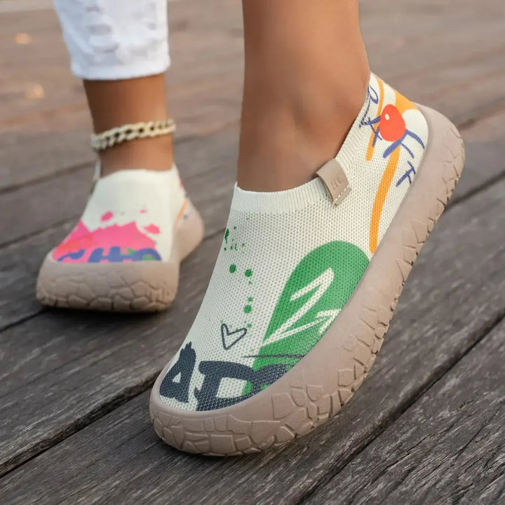 Allegra - Polstrede slip-on-sneakers