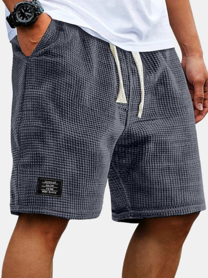 Godwin - Åndbare shorts i vaffelstof