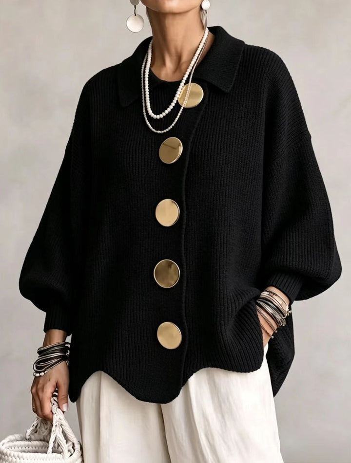 Kaelinae - Kraftig oversize cardigan