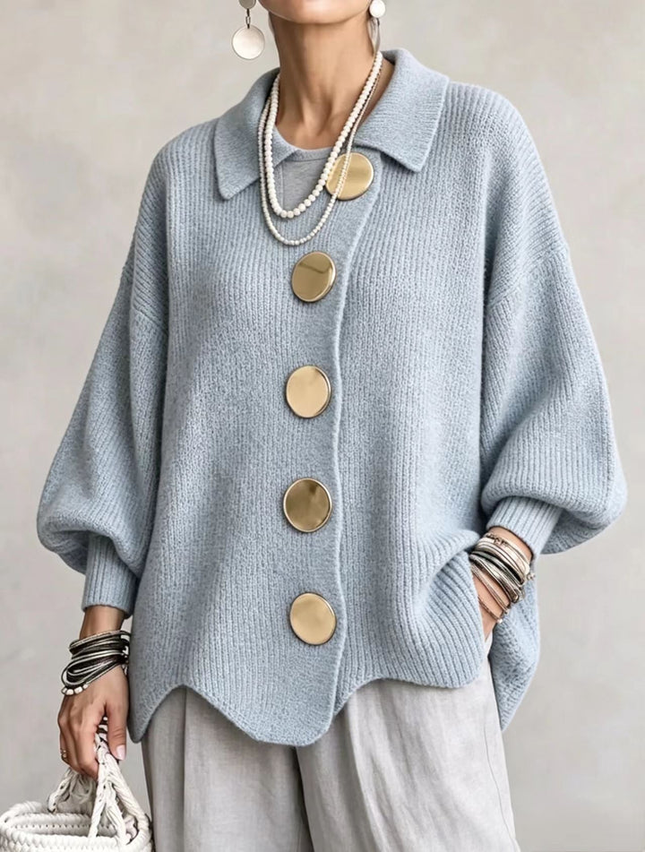 Kaelinae - Kraftig oversize cardigan