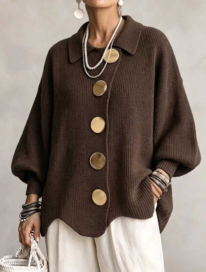 Kaelinae - Kraftig oversize cardigan