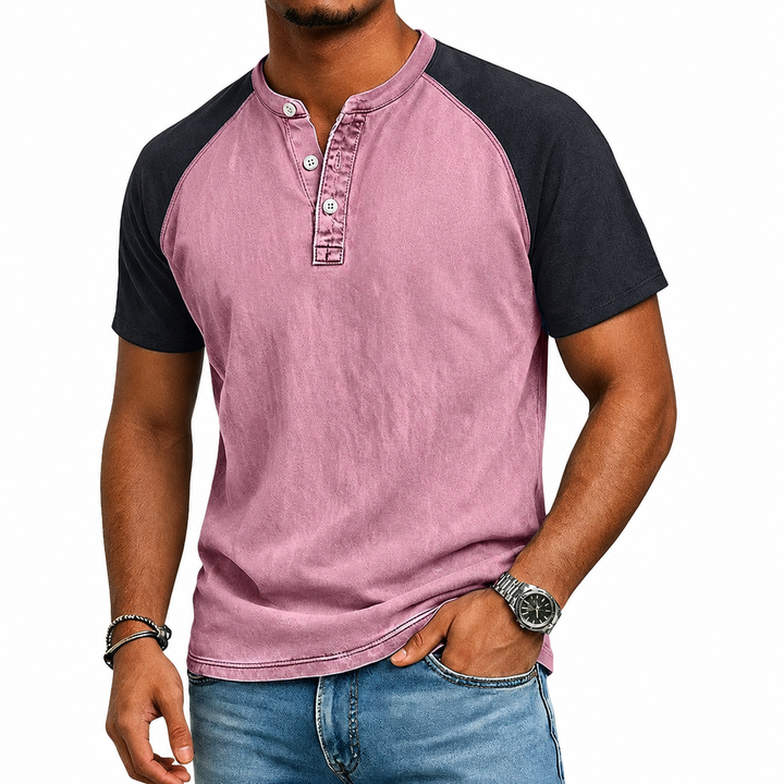Edgehill - Vintagevasket Henley T-shirt