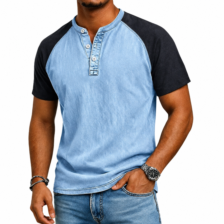 Edgehill - Vintagevasket Henley T-shirt
