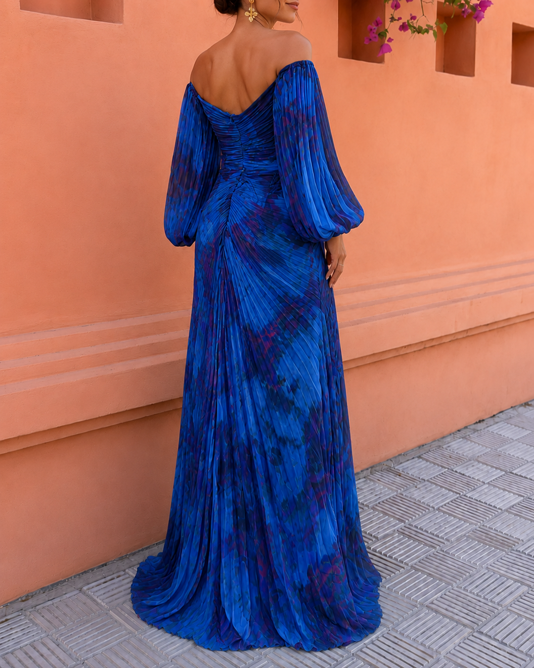 Avalora - Elegant blomstret maxikjole