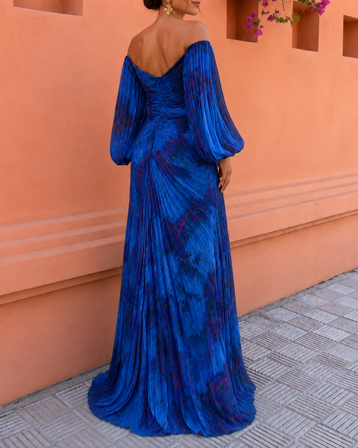 Avalora - Elegant blomstret maxikjole