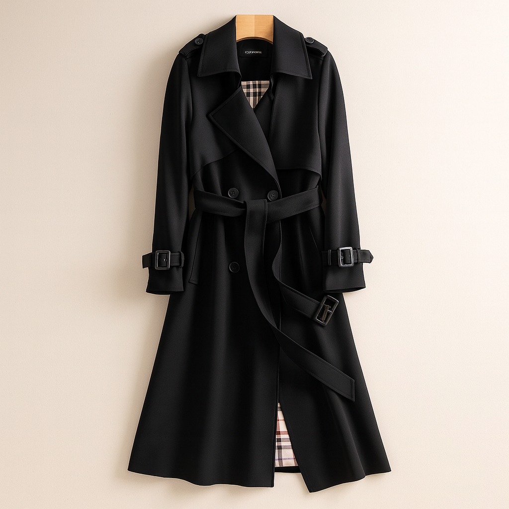 Lila - Figursyet trenchcoat