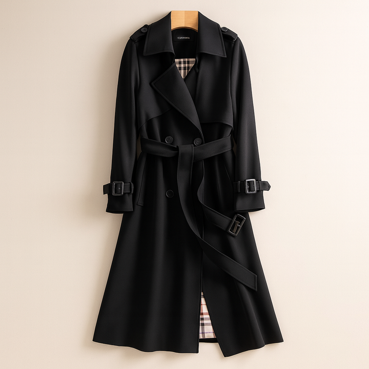 Lila - Figursyet trenchcoat